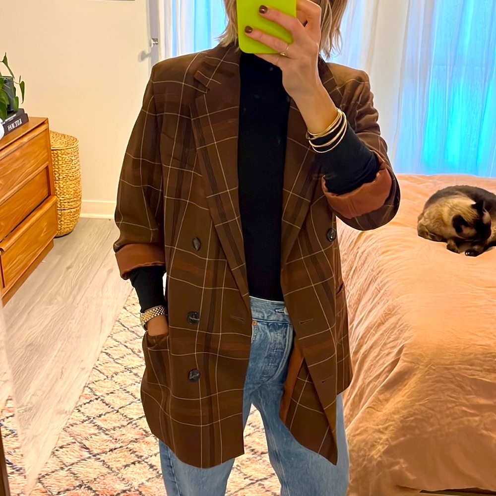 CLOSED plaid blazer